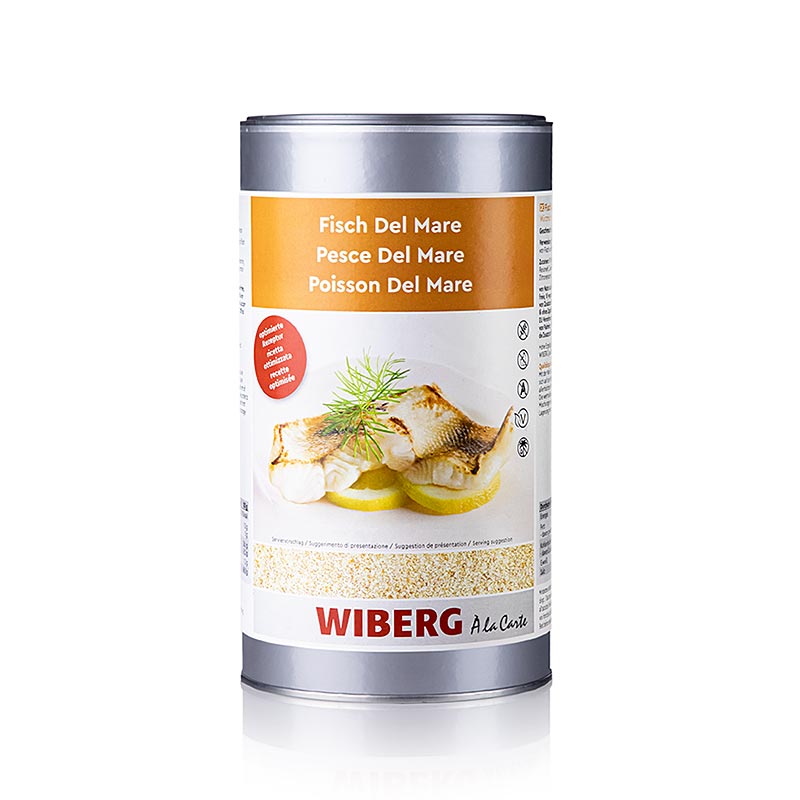 Wiberg "Fisch Del Mare" kryddblandning med havssalt, 1 kg