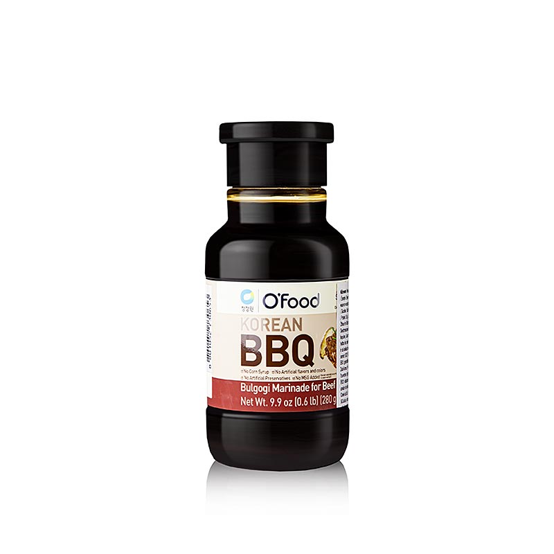 Koreansk BBQ Bulgogi-marinad för nötkött, O`FOOD, 280 g