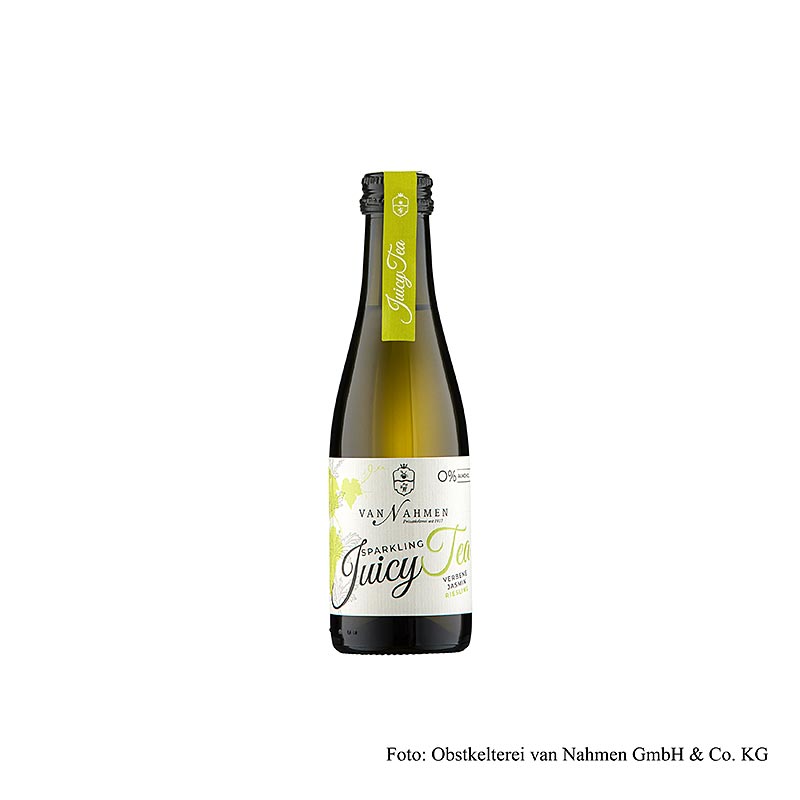 van Nahmen - Sparkling Juicy Tea - Verbena - Jasminte - Riesling, ekologisk, 200 ml