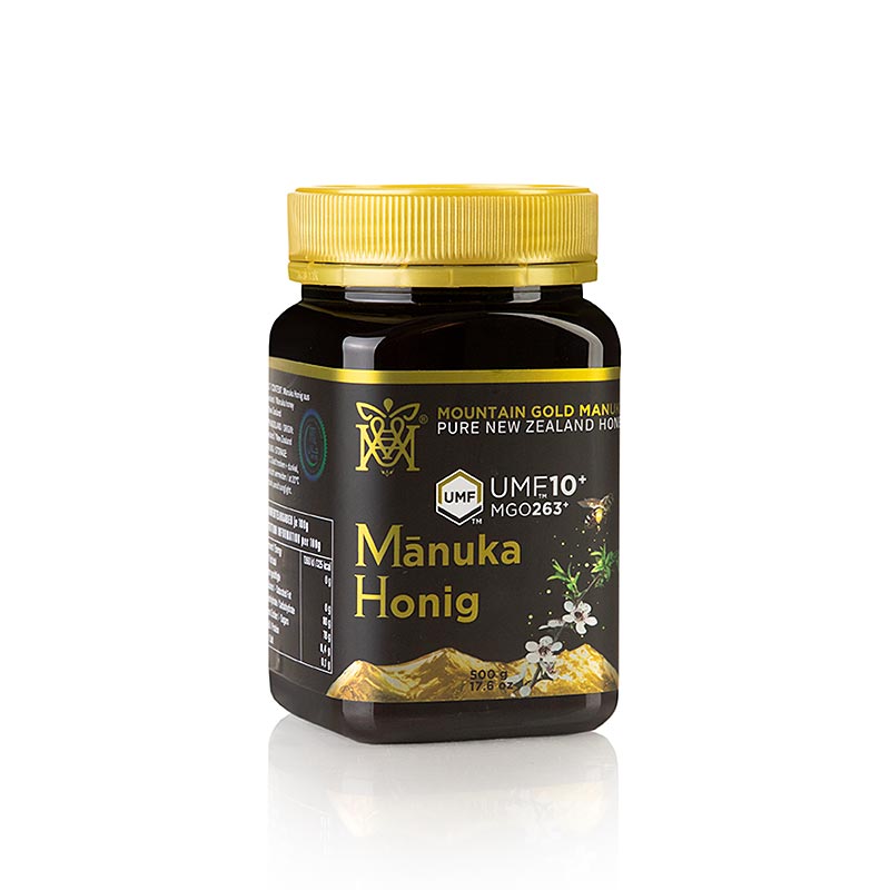 Manuka-honung UMF-certifierad, 10+, MGM Nya Zeeland, 500 g