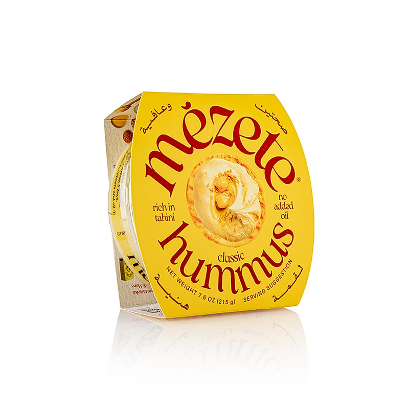 Gourmet Hummus Natur, kikärtspuré med sesampasta, Mézete, 215 g