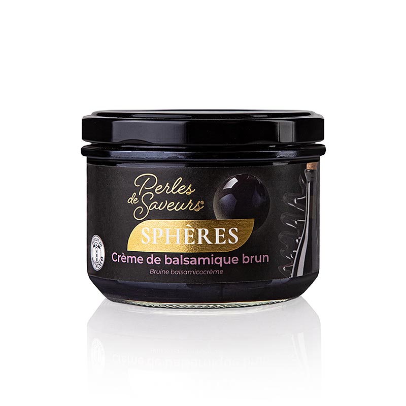Kryddkaviar-sfärer "Crema Balsamico", 20 mm sfäriska, Perles de Saveurs, 250 g