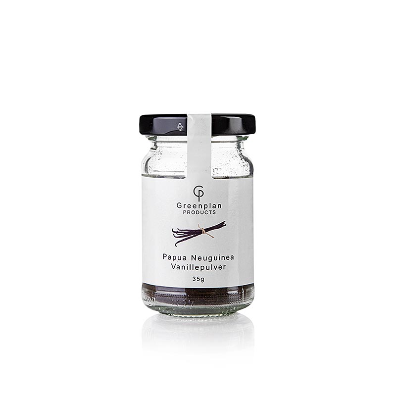 Vaniljpulver (malen vanilj) Papua Nya Guinea, Greenplan, 35 g