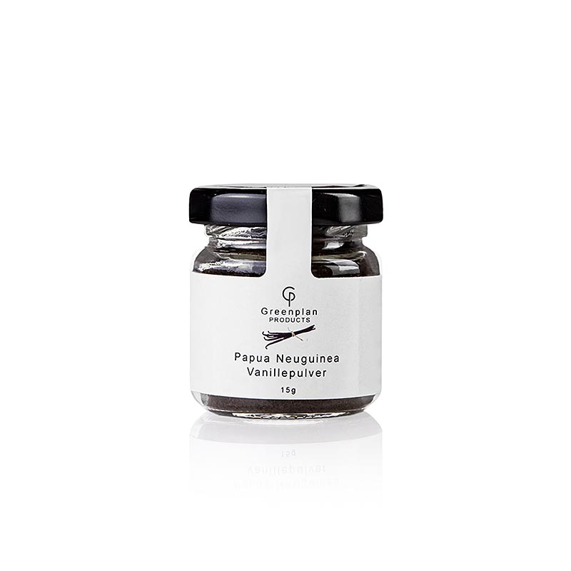 Vaniljpulver (malen vanilj) Papua Nya Guinea, Greenplan, 15 g