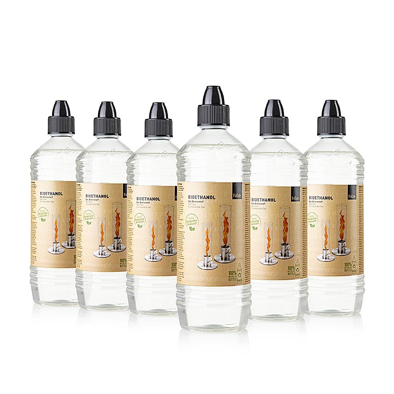 Höfats gelbränsle, bioetanol, (för Spin 90/120), 6 l, 6 x 1000 ml