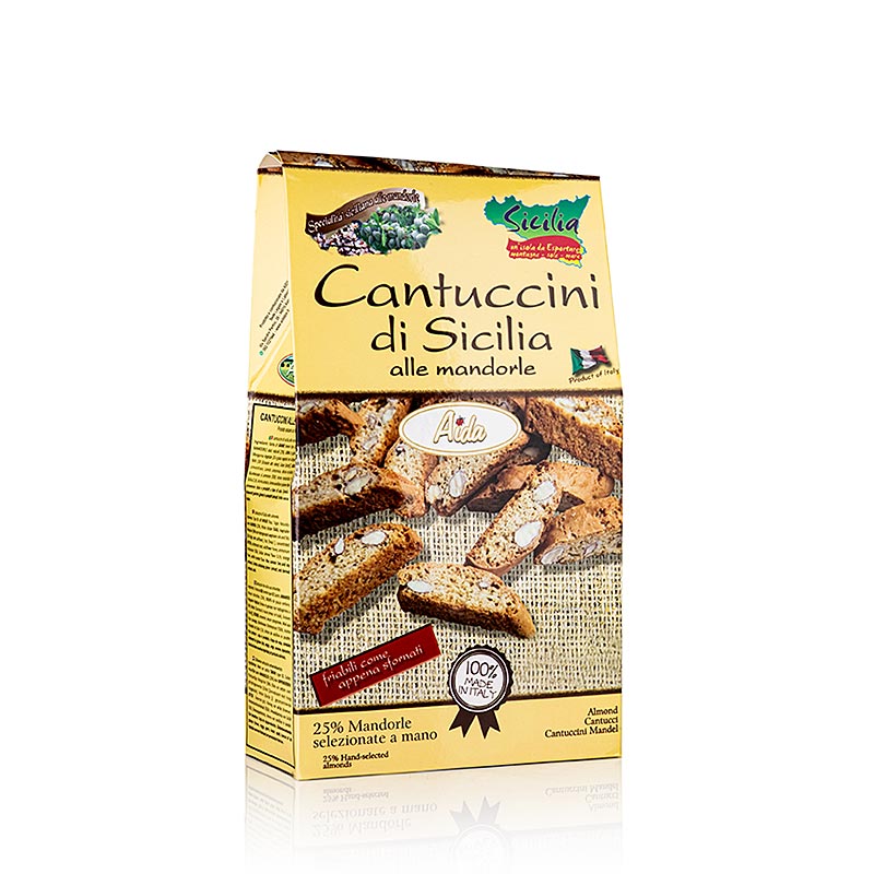 Cantuccini di Sicilia, italienskt mandelbakverk, Aida, 200 g