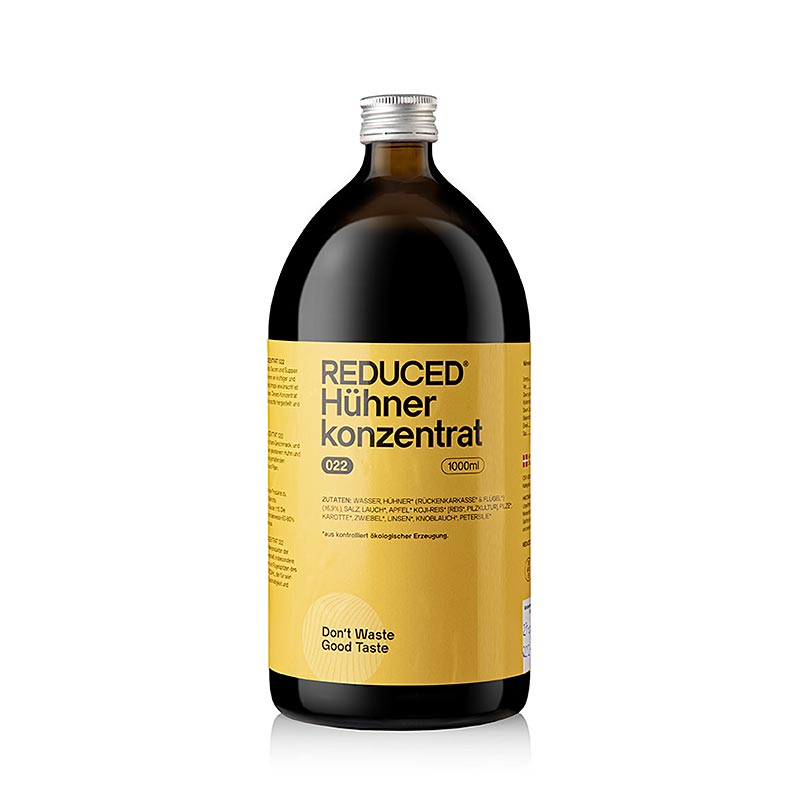 REDUCED Chicken Concentrate 022 – Kycklingkoncentrat, ekologiskt, 1 l