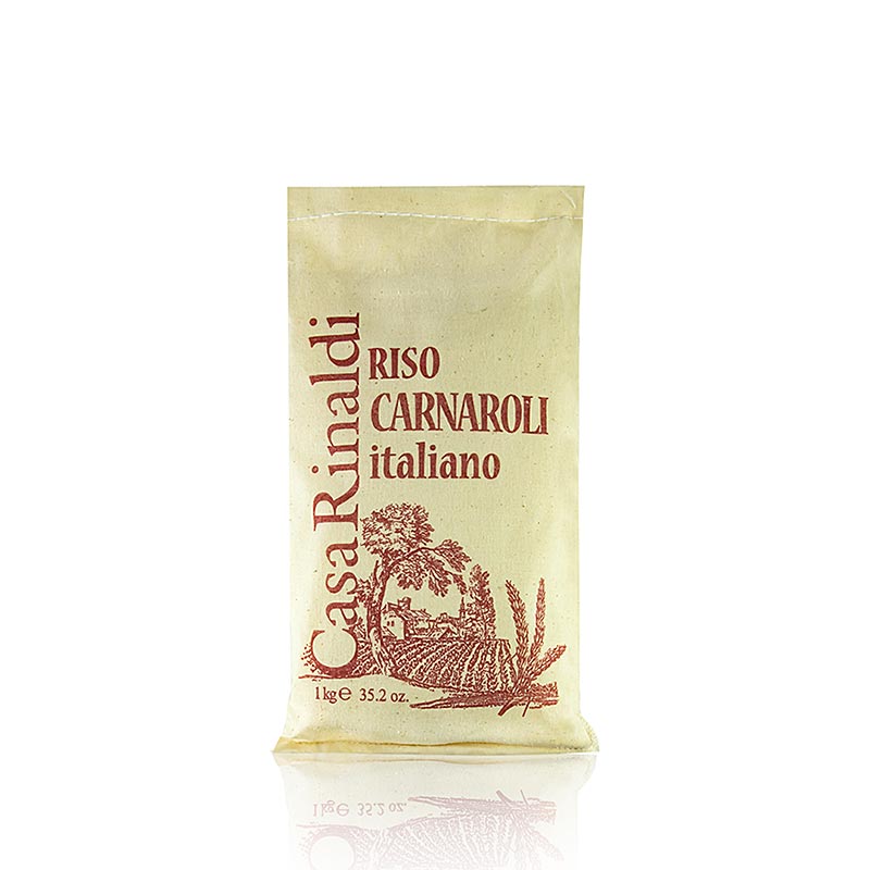 Carnaroli Superfino, rundkornigt ris för risotto, Casa Rinaldi, 1 kg