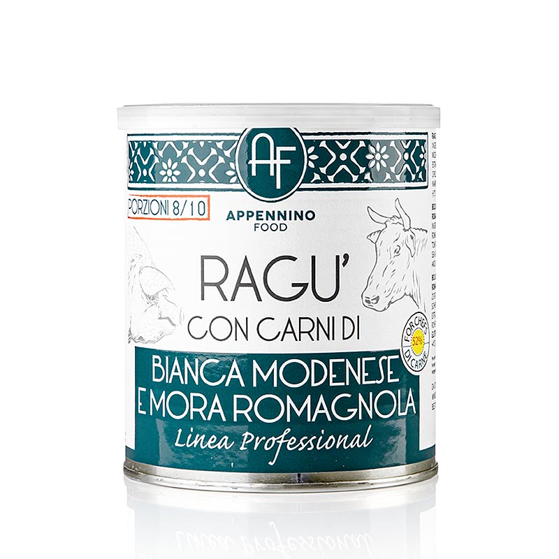 Ragù av vita kor "Modenese e Romagnola", Appennino, 800 g