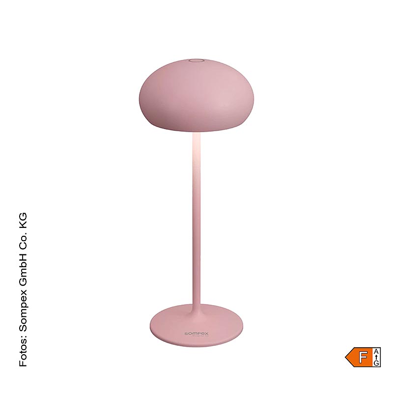 Bordslampa "PEBBLE", med batteri, 23x9,2 cm, 1 St