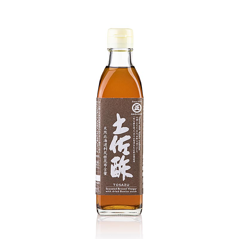 Tosazu Dashi-vinäger, japansk smaksättningssås, Marusho, Japan, 300 ml
