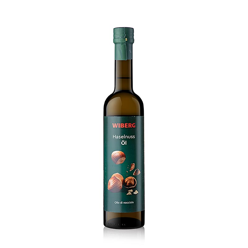 Wiberg Hasselnötsolja, kallpressad, av rostade hasselnötter, 500 ml