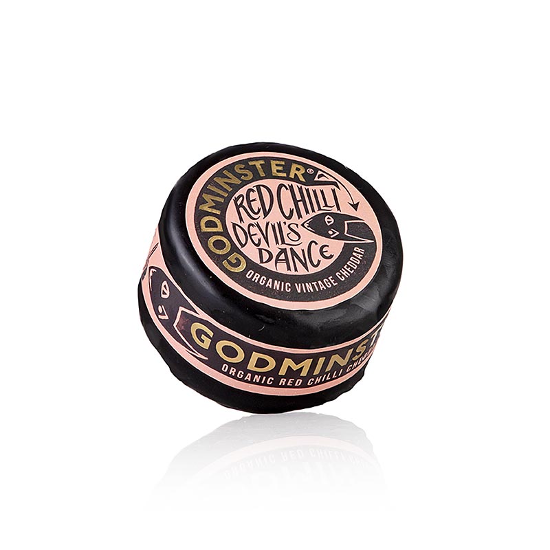 Red Chili Devils Dance – stark cheddar, hårdost, Godminster, ekologisk, 200 g