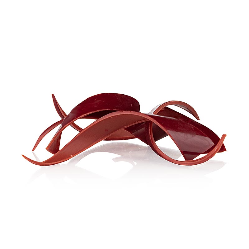 Chokladdekoration Twist Red, röd chokladdekoration, Dobla (79112), 140 g, 80 st