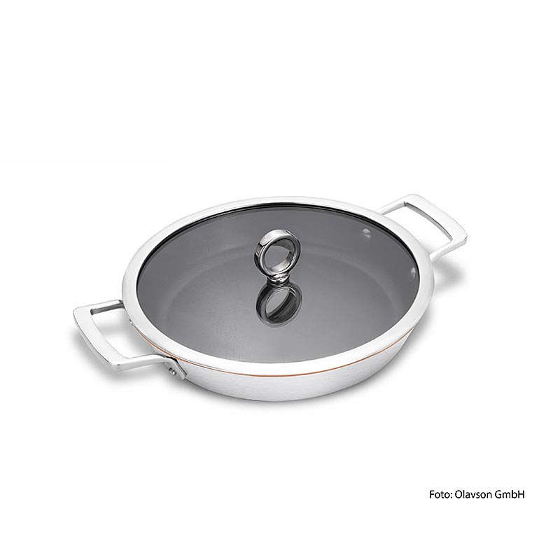 Olavson stekpanna med kopparbotten och lock, belagd, 26 cm, 1 St