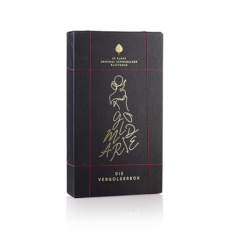 Starter Set Gourmet Gold (5 bladguld + 1 guldpulver + 1 specialpensel) 23 karat, 4 tlg.