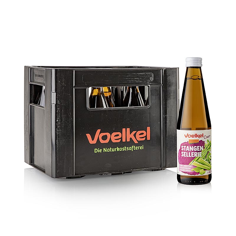 Voelkel - Care stjälkselleri, sellerijuice, ekologisk, 3,3 l, 10 x 330 ml