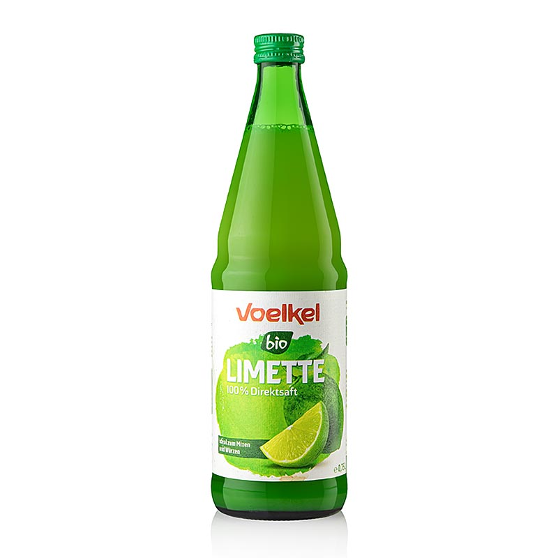 Voelkel – limejuice, 100 % direktpressad, osötad, ekologisk, 750 ml