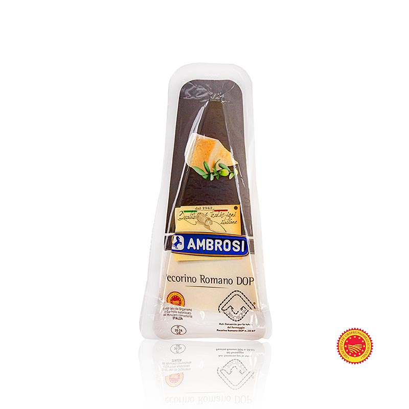 Pecorino Romana, D.O.P., hårdost av fårmjölk, Ambrosi, 200 g