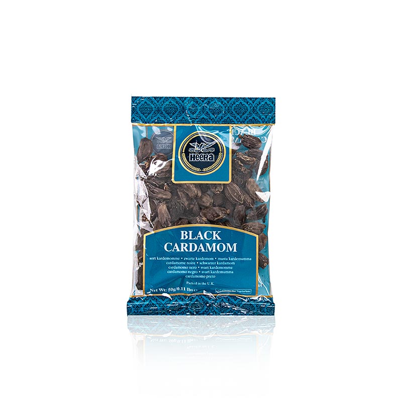 Kardemumma, hel, svart, Heera, 50 g