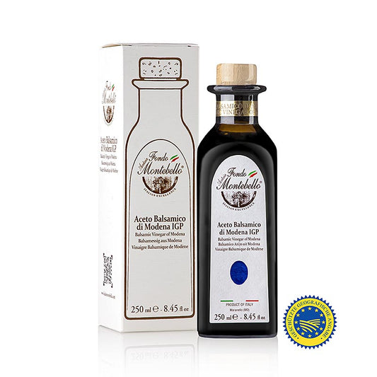 Fondo Montebello Aceto Balsamico di Modena g.g.A. FM 01 (vit kartong), 250 ml