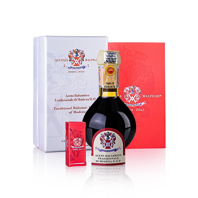 Malpighi Aceto Balsamico Tradizionale di Modena DOP Affinato, 12 år, presentförp