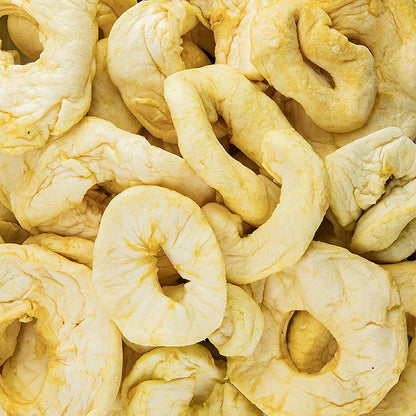 Äppelringar, torkade, svavlade, 1 kg