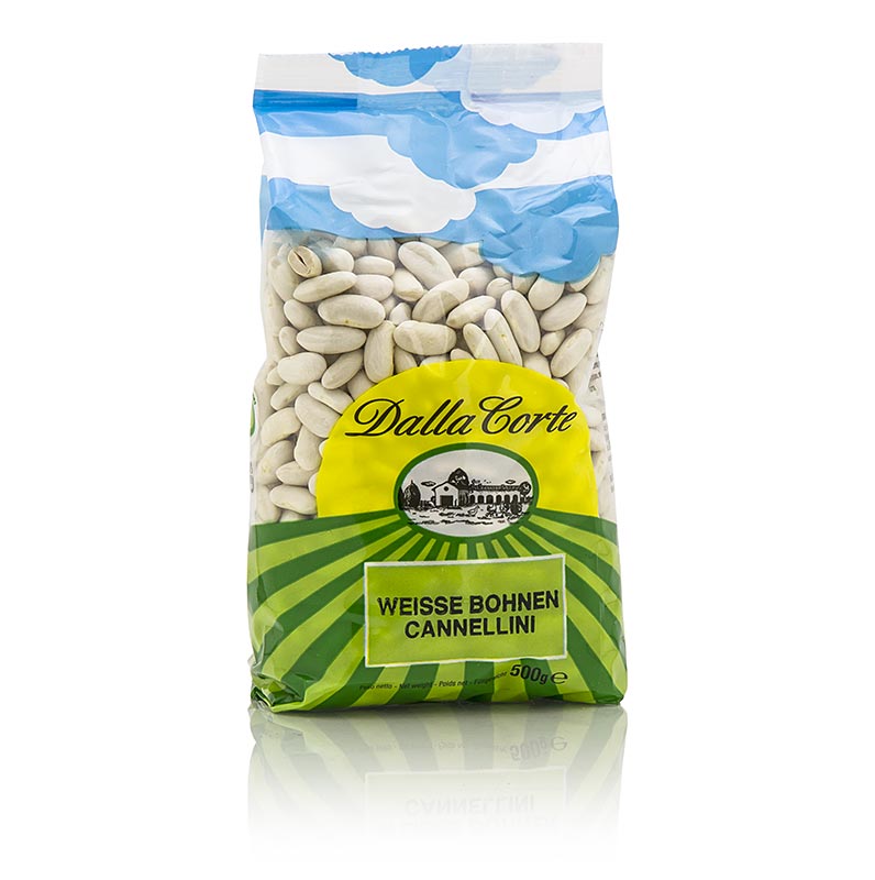 Bönor, cannellini, vita och små, torkade, 500 g