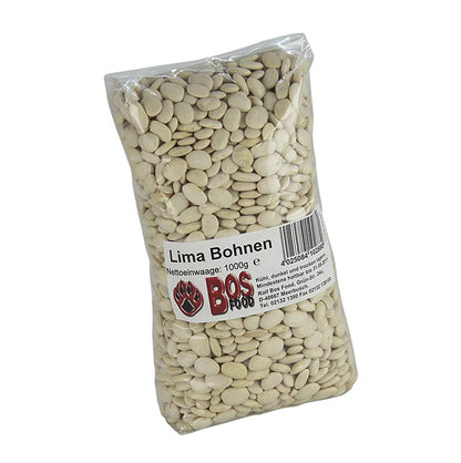 Bönor, limabönor – Haricots de Lima, ljusa, torkade, 1 kg