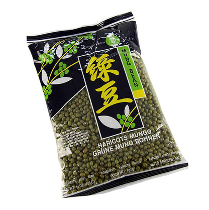 Bönor, mungbönor, gröna, torkade, 400 g