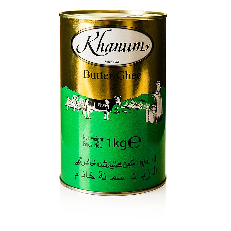 Smör Ghee – klarat smör, 99,8 % fett, 1 kg