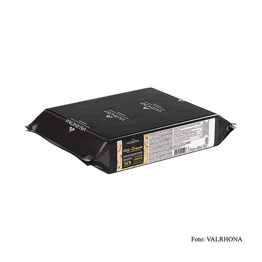 Valrhona Noir Orange – mörk choklad, med apelsintoner, block, 53 % kakao, 3 kg