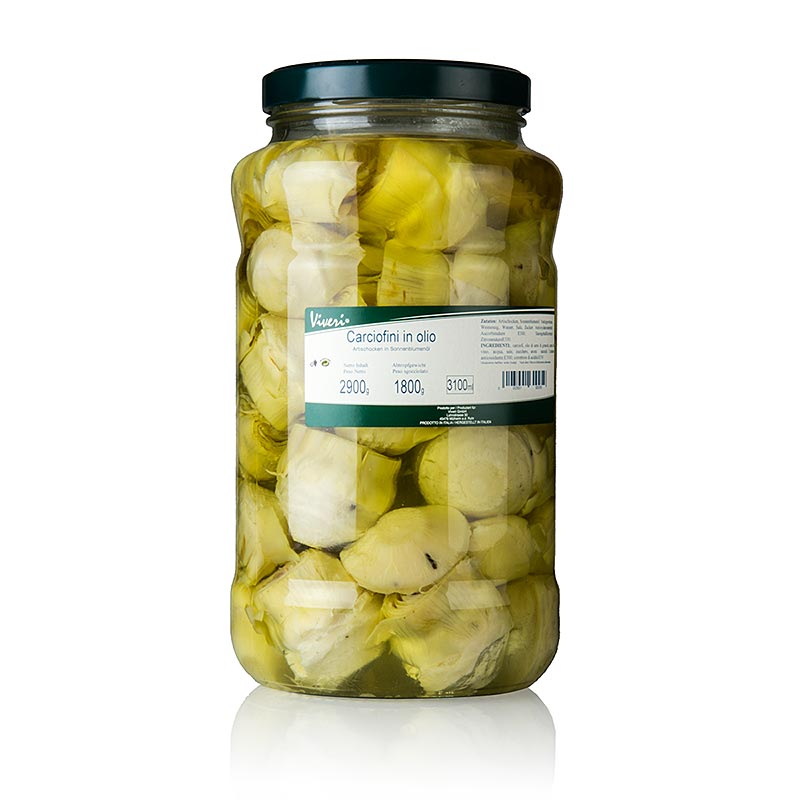 Inlagda artisjokkhjärtan, i solrosolja, 2,9 kg