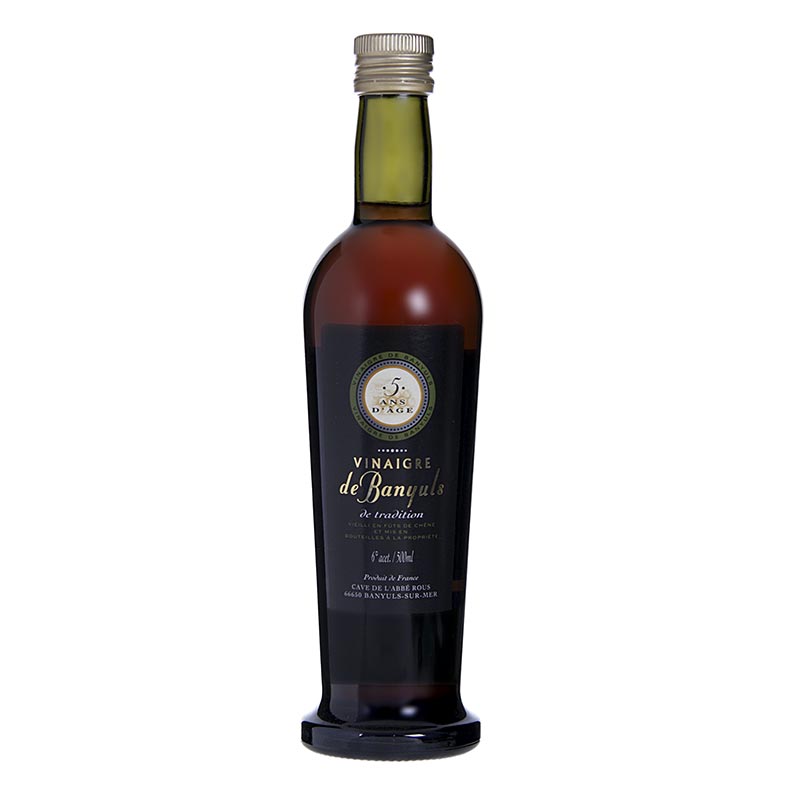 Banyuls rödvinsvinäger, Orleans-metoden, Roussillon, 7 % syra, El Gallet, 500 ml