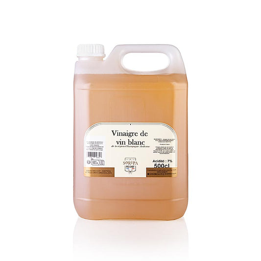 Vinaigre de Reims, vinäger från Champagne-Ardennerna, 7 % syra, Soripa, 5 l