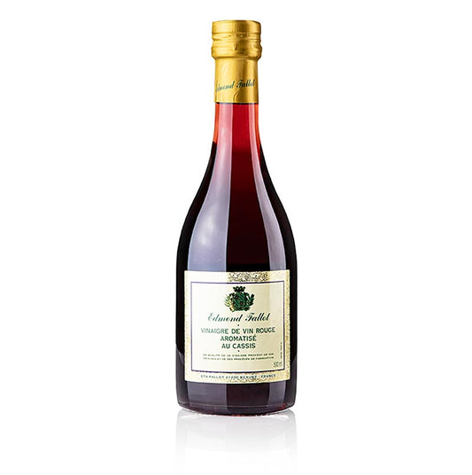 Rödvinsvinäger, med svarta vinbär, Fallot, 500 ml