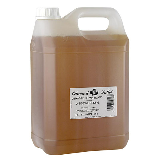 Lagrad vitvinsvinäger, Fallot, 5 L