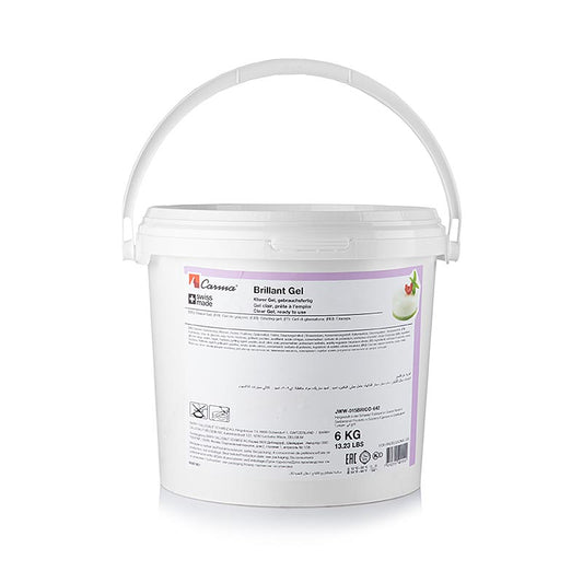Brillant-Gel, klar, transparent gelering, kan användas kallt, 6 kg