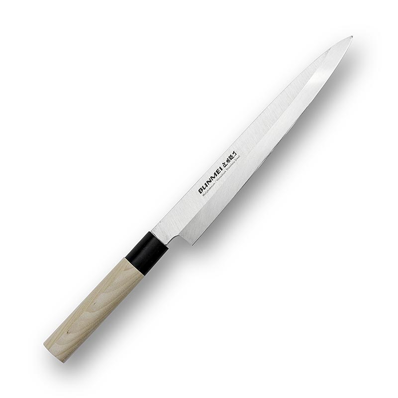 Global Bunmei 1804-210 Yanagi sashimikniv, handtag i honokiträ, 21 cm, 1 st