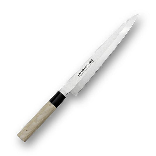 Global Bunmei 1804-210 Yanagi sashimikniv, handtag i honokiträ, 21 cm, 1 st