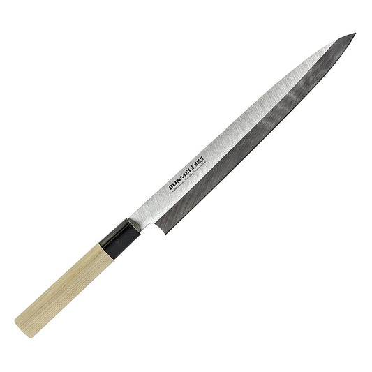 Global Bunmei 1804-270 Yanagi sashimikniv, handtag i honokiträ, 27 cm, 1 st