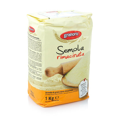 Durkornsmjöl, Semola rimacinata, Granoro, 10 kg, 10 x 1000 g