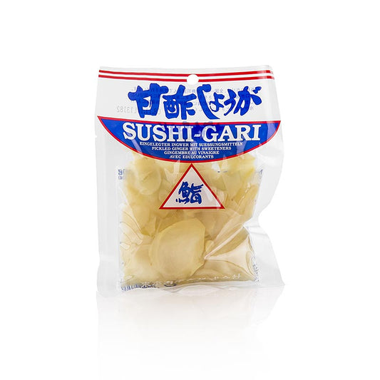 Ingefära, inlagd, gul/vit, från Japan, 110 g