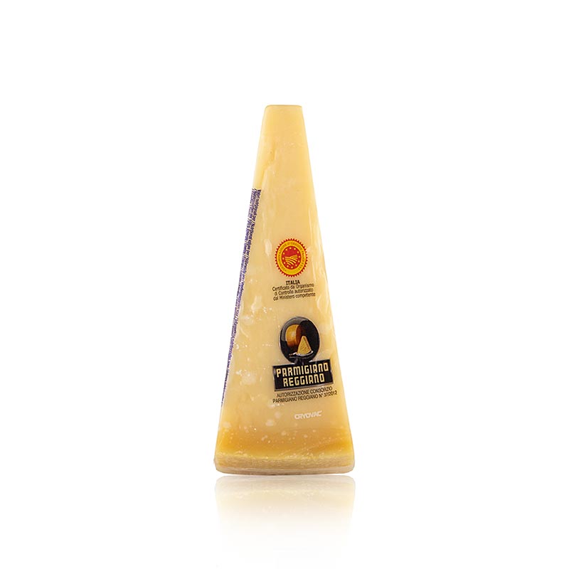Parmesanost – Parmigiano Reggiano DOP (g.U.), 1:a kvalitet, minst 24 månader gam, ca. 320 g