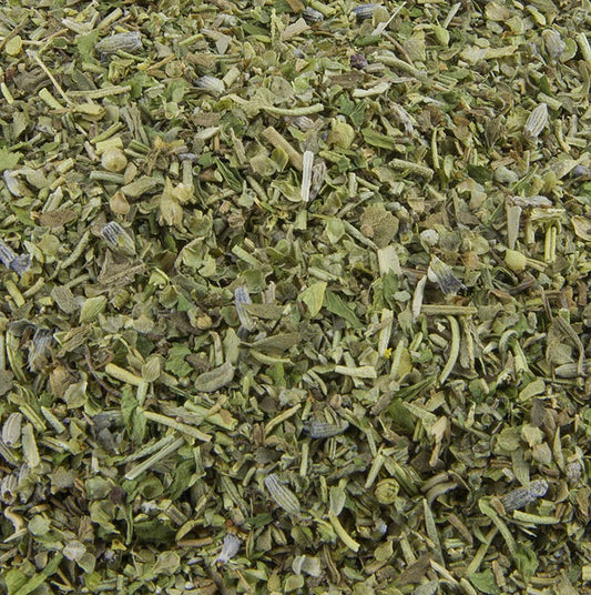 Provencekryddor, torkade, rosmarin/majoran/oregano/basilika/persilja/lavendel, 1 kg
