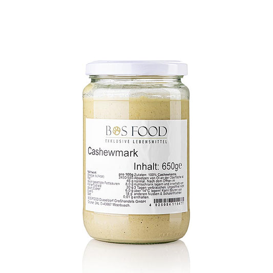 CHEF FOOD Cashewnötter, massa/pasta, 650 g, 650 g