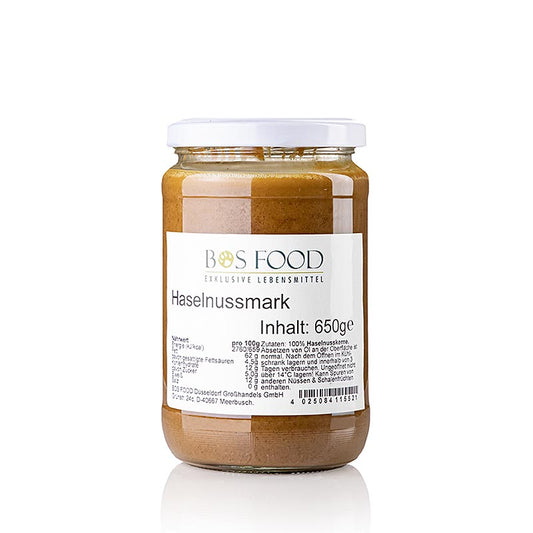 CHEF FOOD Hasselnötsmassa, 100 % massa utan tillsatser, 650 g