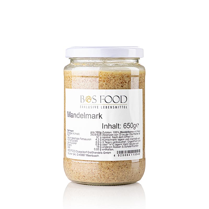 CHEF FOOD Mandelpuré, 100 % puré utan tillsatser, 650 g