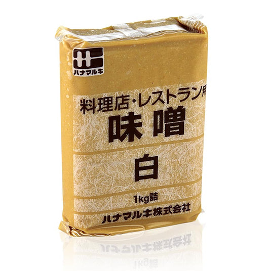 Miso-kryddpasta – Shiro Miso, ljus, Hanamaruki, Japan, 1 kg