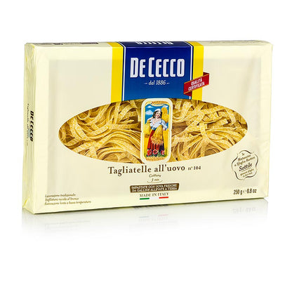 De Cecco Tagliatelle med ägg, nr 104, 250 g